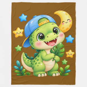 Süßes Baby-Dinosaurier Glänzendes Kinderdecke Fleecedecke