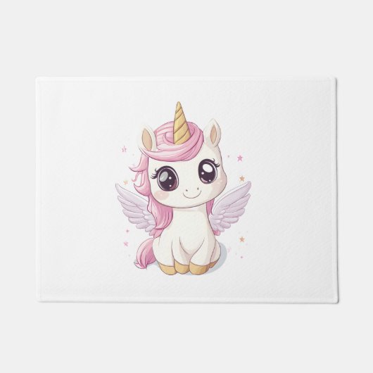 Süßes Baby Einhorn (1) Fußmatte (Vorderseite)