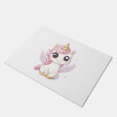Süßes Baby Einhorn (1) Fußmatte (Schrägansicht)