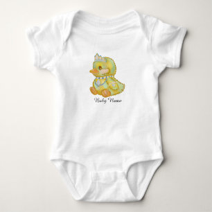 Süßes Baby-Enten-Body Baby Strampler