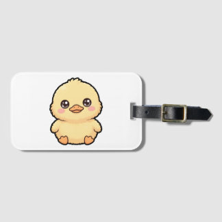 Süßes Baby-Enten-Küken Gepäckanhänger