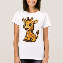 Süßes Baby-Giraffen-Design T-Shirt