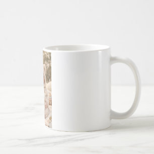 Süßes Baby im Bärenoutfit Kaffeetasse