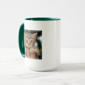 Süßes Baby-Kätzchen Tasse (Vorderseite Links)