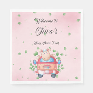 Süßes Baby-Lamm-Baby-Party-Papier Serviette