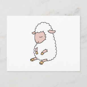 süßes Baby Lamm Postkarte