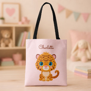 Süßes Baby-Leopard-Safari-Tier für Kinder Tasche