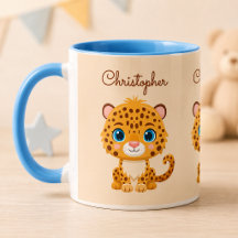 Süßes Baby-Leopard-Safari-Tier für Kinder