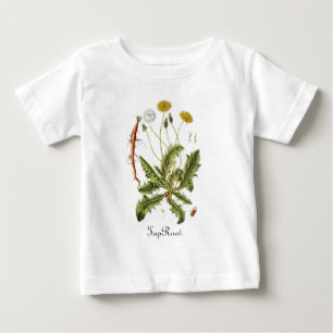Süßes Baby Little Tap Root Vintage Löwenzahn T-shirt