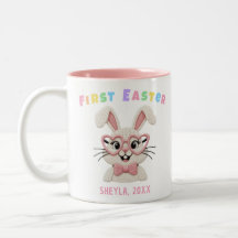 Süßes Baby Mädchen Junge Erstes Ostern Hase Name