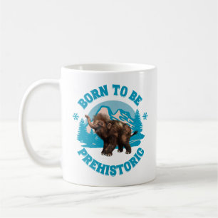 Süßes Baby-Mammut Prähistorischer Kindergeburtstag Kaffeetasse