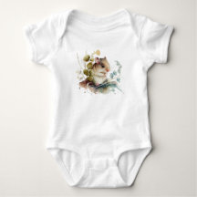 Süßes Baby-Maus-Cute-Tier-Baby-Body