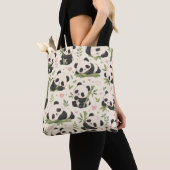 Süßes Baby-Panda-Muster | Tasche (Von Nahem)