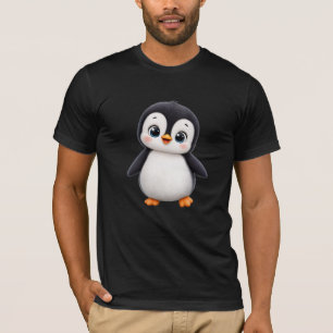 Süßes Baby-Pinguin-Design T-Shirt