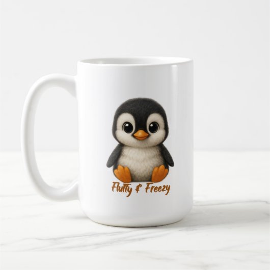 Süßes Baby Pinguin Kaffeetasse (Links)