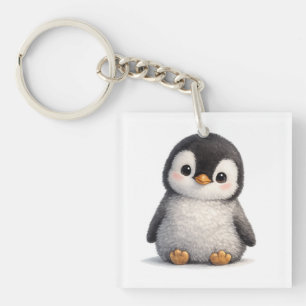 Süßes Baby-Pinguin – Weiches & Anbetungswürdiges D Schlüsselanhänger