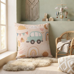 Süßes Baby Regenbogen & Sonnenschein Kinderzimmer Kissen