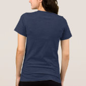 Süßes Baby Tri-Blend Shirt (Rückseite)