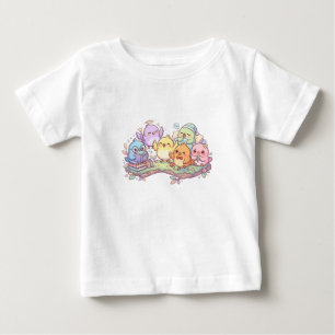 Süßes Baby-Vogel-Freunde-Kinder-T-Shirt Baby T-shirt
