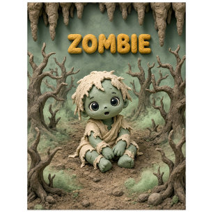 Süßes Baby-Zombie, Mythisch Postkarte