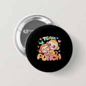 Süßes Babyäffchen Faust Team faust Süßes Babyäffch Button (Vorne & Hinten)