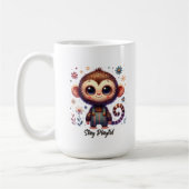 Süßes Babyäffchen Kaffeetasse (Links)