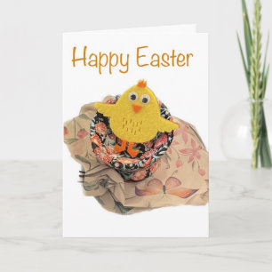 Süßes Babyküken Ostern Feiertagskarte