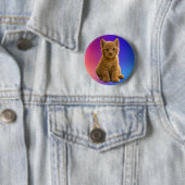 Süßes Babyluchs Button (Beispiel)