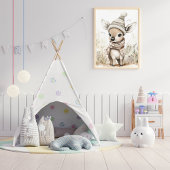 Süßes Babyreh Poster