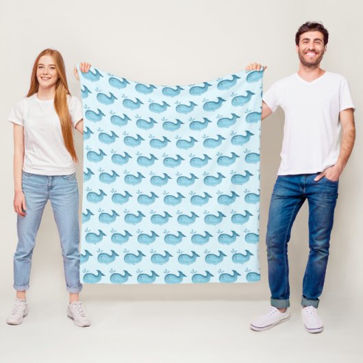 Süßes Babywal-Flanelldecke Fleecedecke (Beispiel)