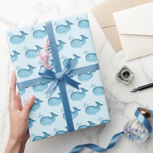 Süßes Babywal-Verpackungspapier Geschenkpapier (Schenken)