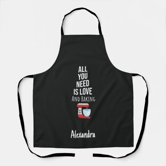 Süßes Backgeschenk für Bäcker Bäckerei Koch Mutter Schürze (Vorderseite)