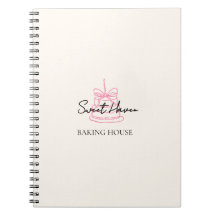 Süßes Backwaren Notizbuch | Kuchen & Dessert Marke