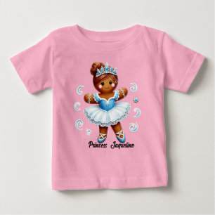 Süßes Ballerina-Lebkuchen-Mädchen T-Shirt