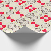 Süßes Bandmuster Geschenkpapier (Ecke)