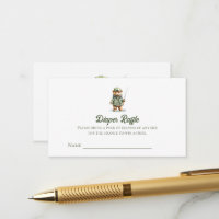 Süßes Bär-Angeln-Windel-Raffle-Ticket