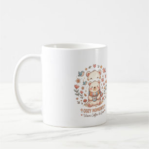 Süßes Bär-Cozy-Moments-Kaffeetassen-Design - Warm Kaffeetasse