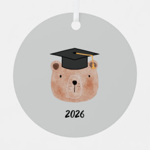 Süßes Bären-Abschluss-Ornament 2026 Ornament Aus Metall