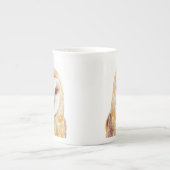 Süßes Barn Owl Bird Nature Art Porzellantasse (Vorderseite)