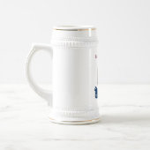 Süßes Bart ` Bierglas (Links)