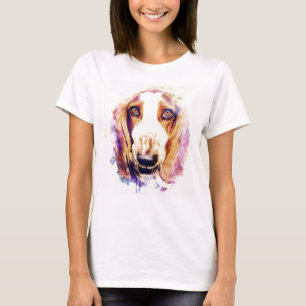 Süßes Basset-Hund-Gesicht T-Shirt