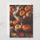 Süßes Bauernhaus Kids unser kleiner Kürbis macht e Einladung (Rückseite)