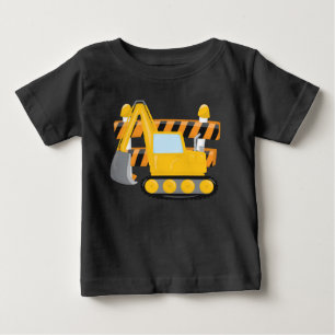 Süßes Baustellen-T-Shirt für Babyjungen Baby T-shirt