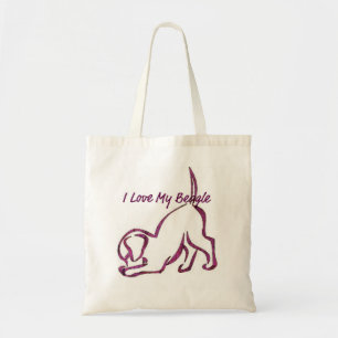 Süßes Beagle-Hundliebhaber-Geschenk Tragetasche