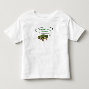 Süßes benutzerdefiniertes Froschprinzessin-Foto Kleinkind T-shirt