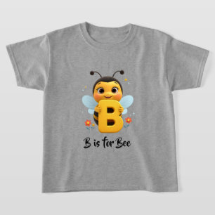 Süßes Bienen-Kinder-T-Shirt B ist für Biene Alph T-Shirt