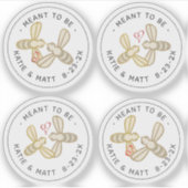 Süßes Bienenherz bedeutet, Honig Hochzeit zu haben Aufkleber (Vorderseite)