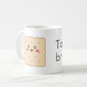 Süßes Biscuit Mach Eine Pause Benutzerdefinierter Kaffeetasse (Vorderseite Links)