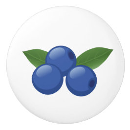 Süßes Blaubeeren Keramikknauf
