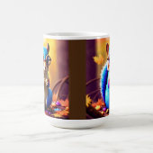 Süßes blaues Eichhörnchen mit Brille-56786 Kaffeetasse (Mittel)